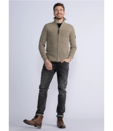 Pull col cam camel maille...